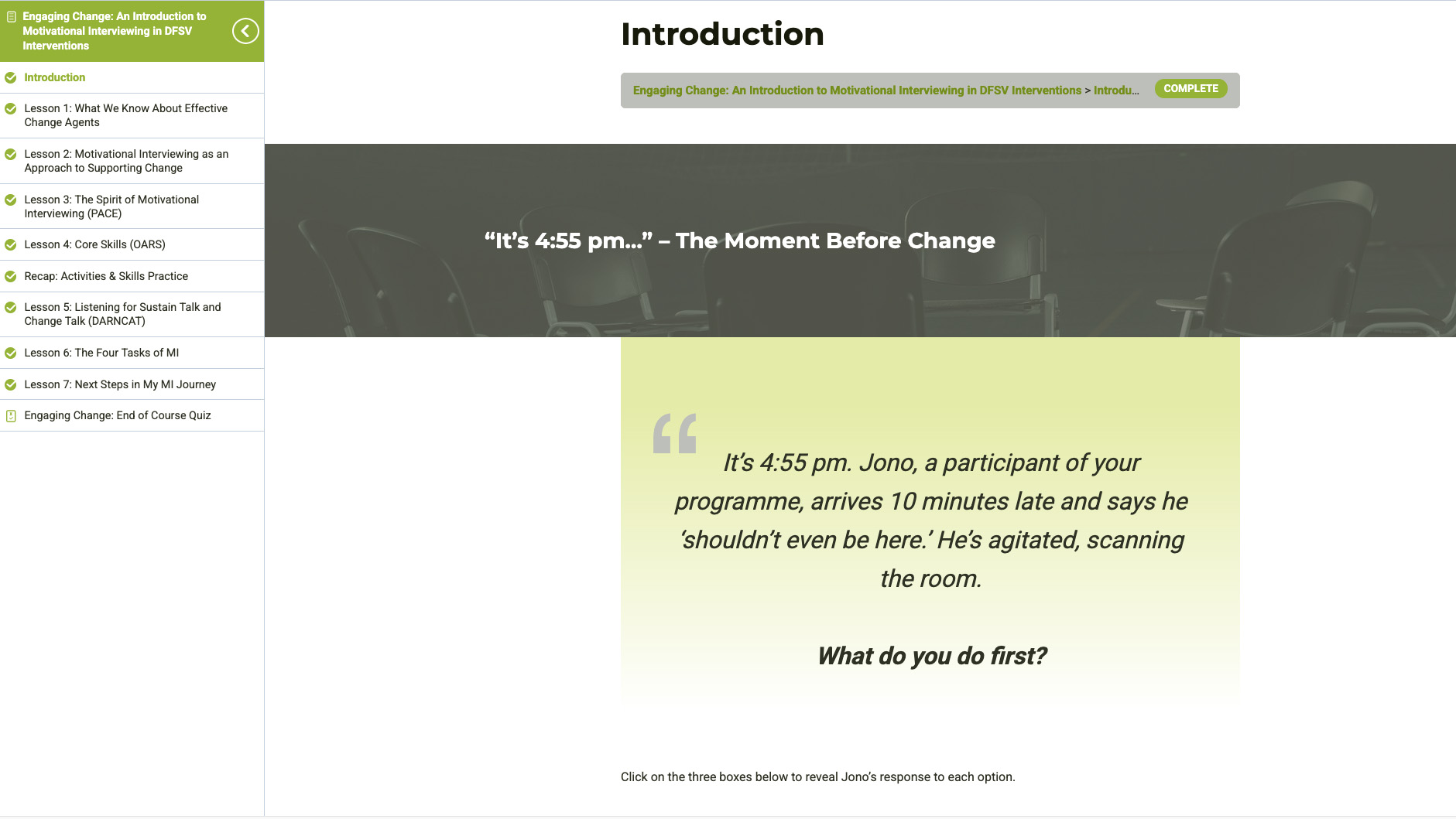 Engaging Change: An Introduction to Motivational Interviewing in DFSV Interventions - Image 2