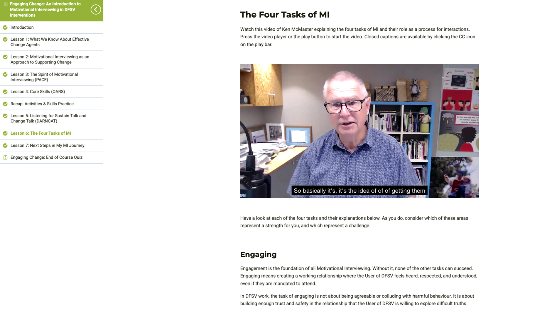 Engaging Change: An Introduction to Motivational Interviewing in DFSV Interventions - Image 6